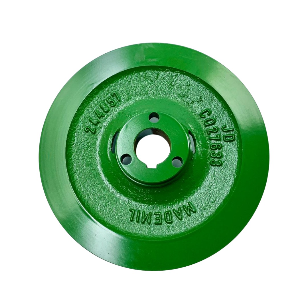 Z3317 - POLIA DE FERRO VARIADORA P/ COLHEITADEIRA 194 F.30CH JOHN DEERE: CQ27633 - Z11442